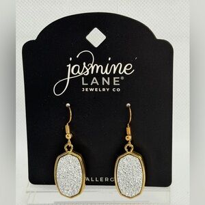 3For$20 Jasmine Lane Jewelry Co Gold and Silver Glitter Earrings